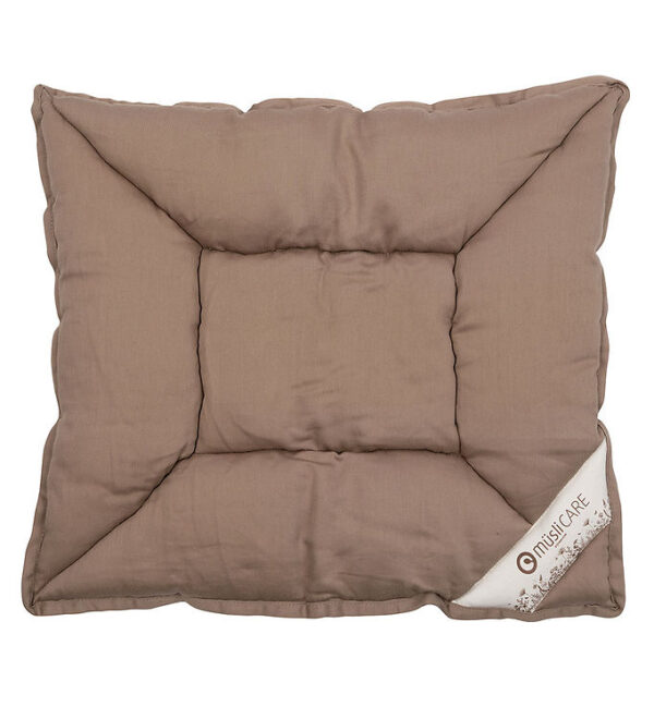 Müsli Pude - Satin - 45x40 cm - Kapok - Walnut