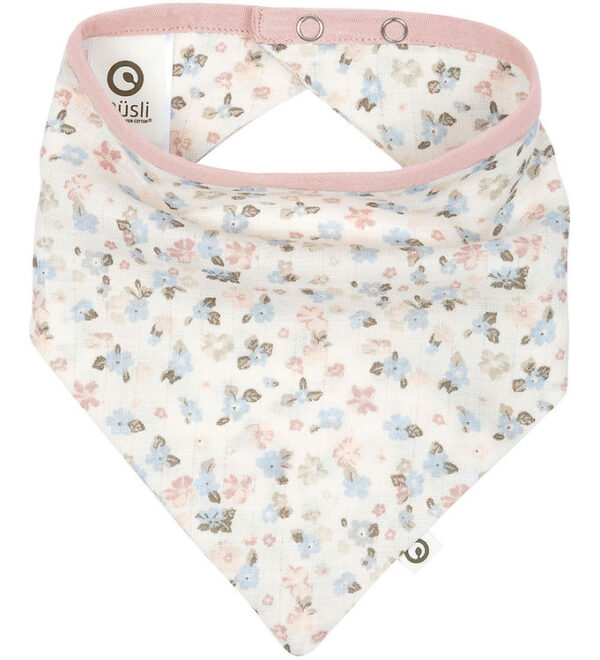 Müsli Savlesmæk - Bloom Muslin - Balsam Cream/Peony/Jasmin Blue Müsli Savlesmæk - Bloom Muslin - Balsam Cream/Peony/Jasmin Blue