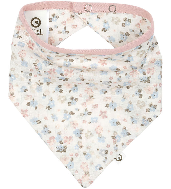 Müsli Savlesmæk - Bloom Muslin - Balsam Cream/Peony/Jasmin Blue
