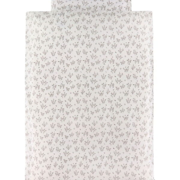 Müsli Sengetøj - Junior - Floral - Balsam Cream/Walnut