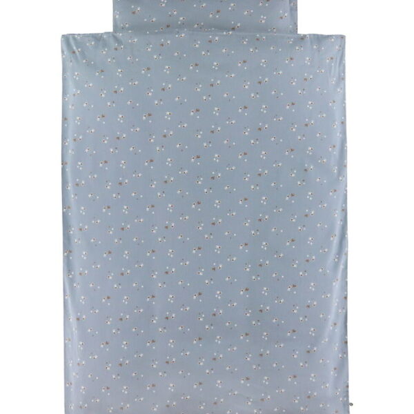 Müsli Sengetøj - Junior - Stars - Jasmin Blue/Balsam Cream/Walnu