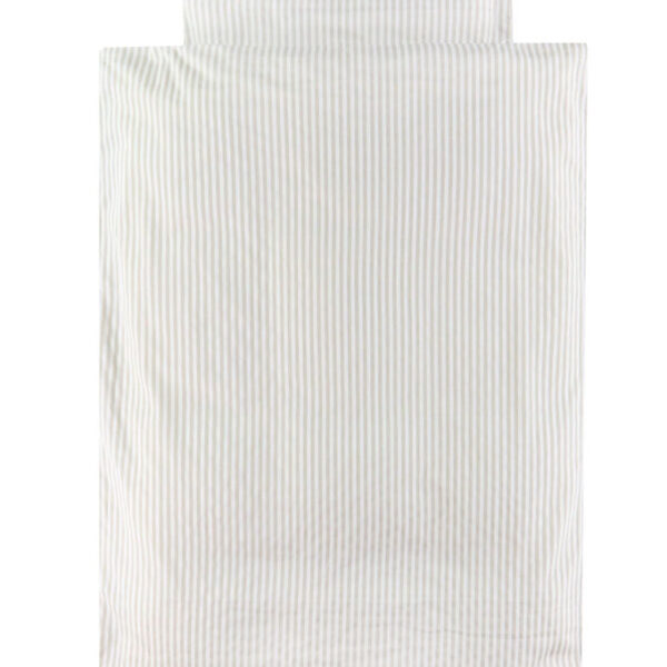 Müsli Sengetøj - Junior - Stripe Bed - Balsam cream/Cashmere