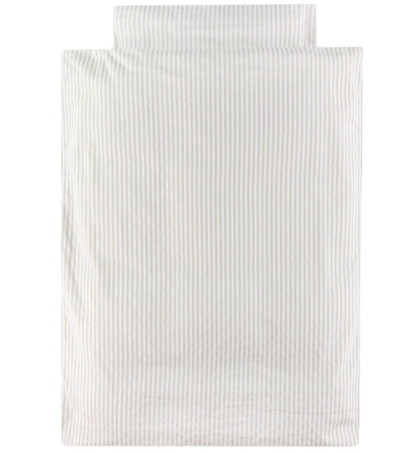 Müsli Sengetøj - Junior - Stripe Bed - Balsam cream/Cashmere