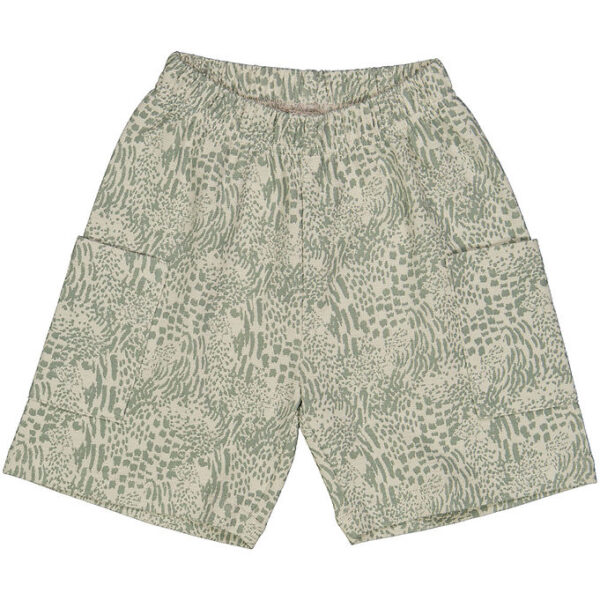 Müsli Shorts - Leopard Cargo - Soft Green/Poetry Green