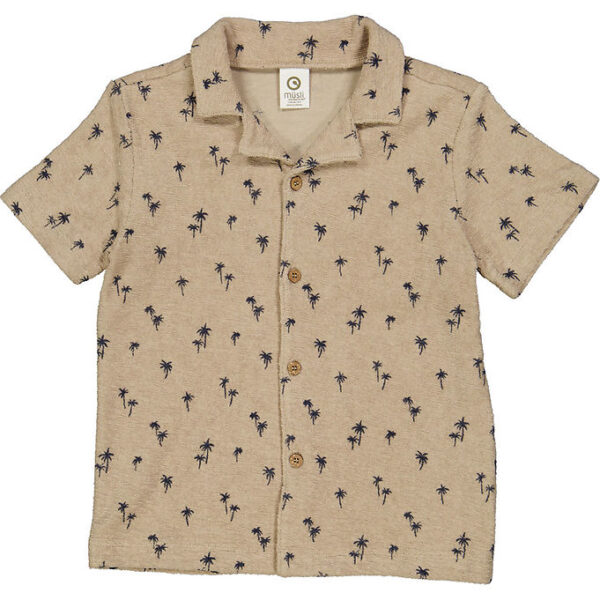 Müsli Skjorte - Palm - Cashmere/Night Blue Müsli Skjorte - Palm - Cashmere/Night Blue