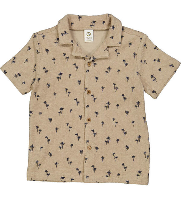 Müsli Skjorte - Palm - Cashmere/Night Blue Müsli Skjorte - Palm - Cashmere/Night Blue
