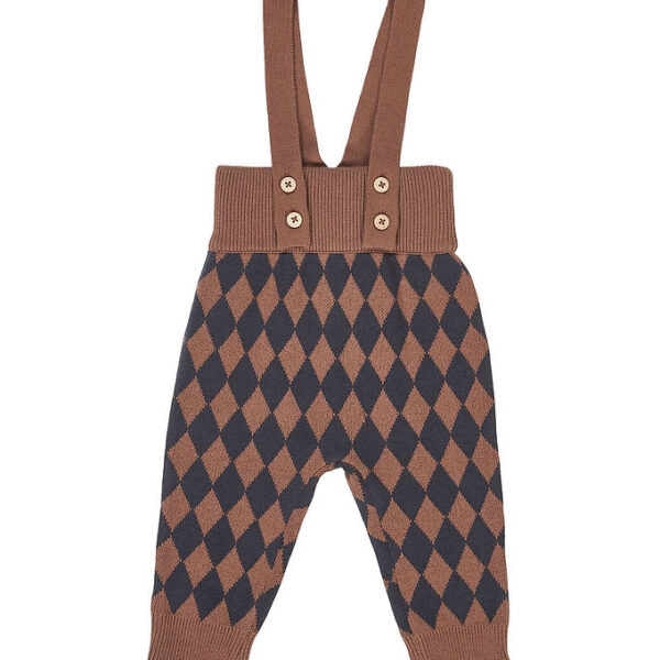 Müsli Smækbukser - Strik - Harlequin - Root