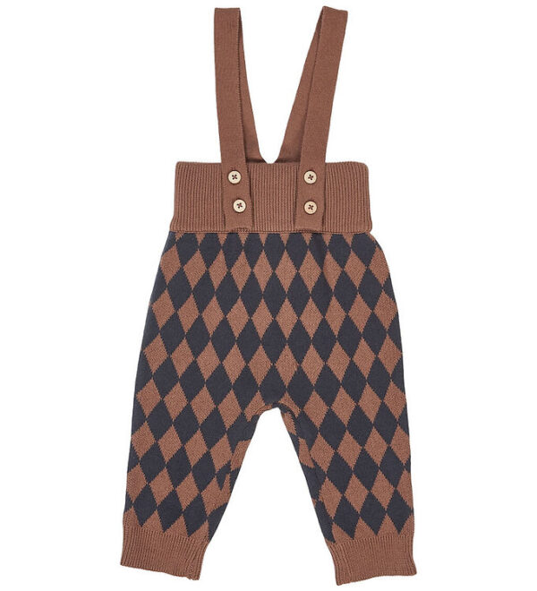 Müsli Smækbukser - Strik - Harlequin - Root