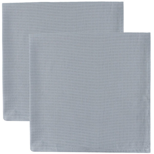 Müsli Stofbleer - 2-pak - 75x75 - Jasmin blue Müsli Stofbleer - 2-pak - 75x75 - Jasmin blue
