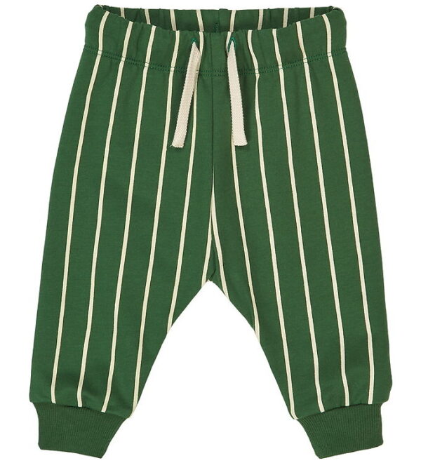Müsli Sweatpants - Pinstripe - Green Gables/Oak