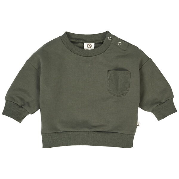 Müsli Sweatshirt - Baby - Cozy Me Pocket - Deep Green
