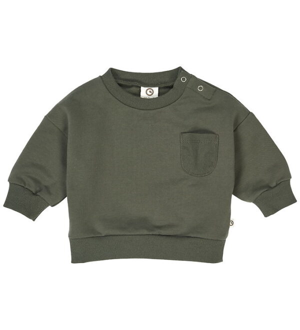 Müsli Sweatshirt - Baby - Cozy Me Pocket - Deep Green