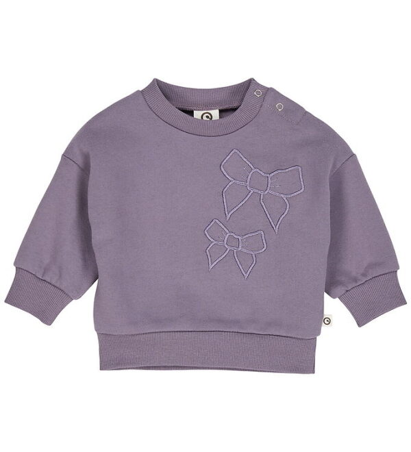 Müsli Sweatshirt - Bow - Lilac Fog