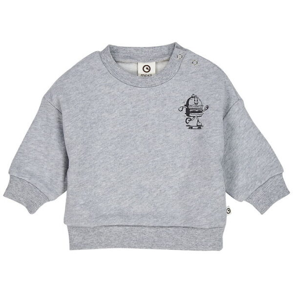 Müsli Sweatshirt - Burger - Pale Greymarl