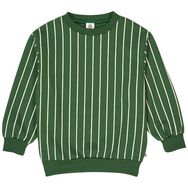Müsli Sweatshirt - Pinestripe - Green Gables/Oak