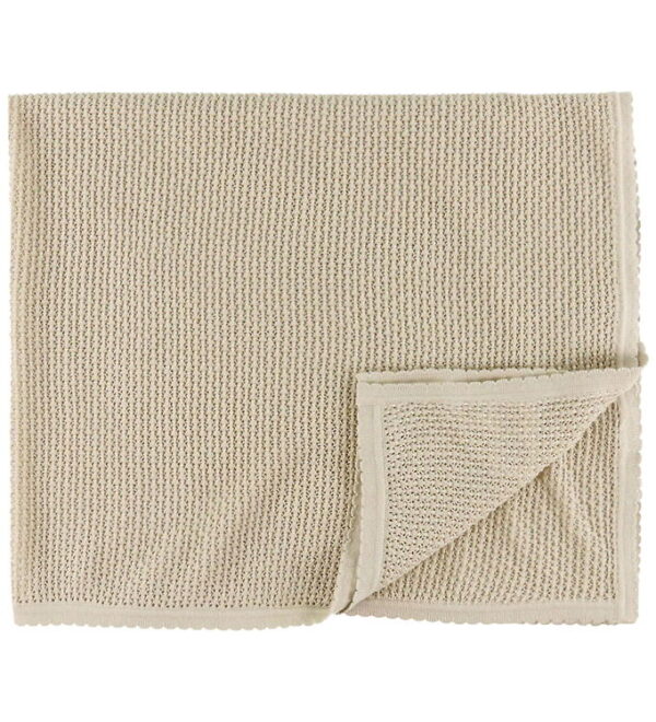 Müsli Tæppe - Strik - 90x90 cm - Oat Müsli Tæppe - Strik - 90x90 cm - Oat