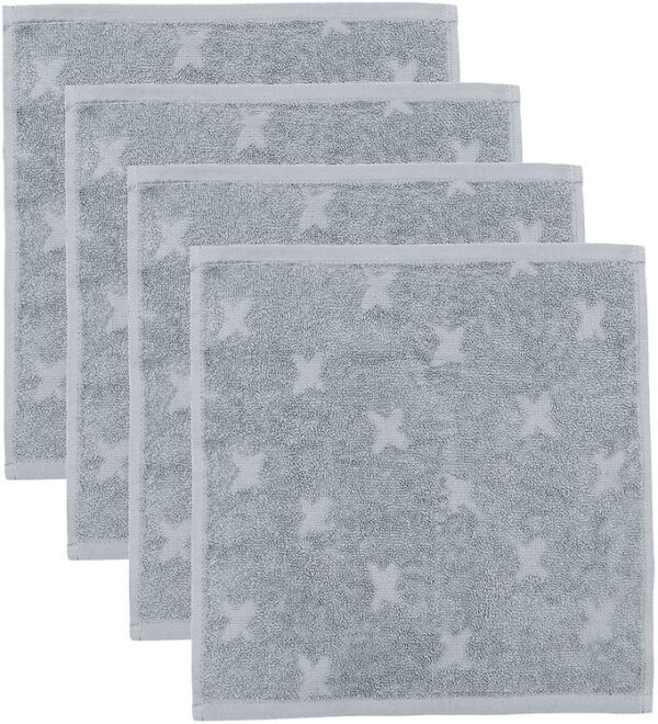 Müsli Vaskeklude - 4-pak - Jasmin Blue