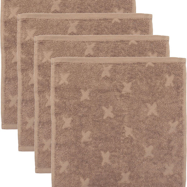 Müsli Vaskeklude - 4-pak - Walnut