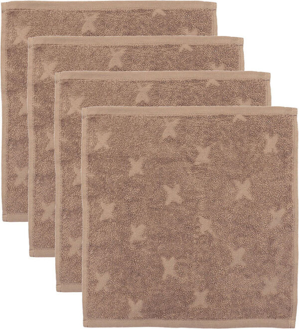 Müsli Vaskeklude - 4-pak - Walnut