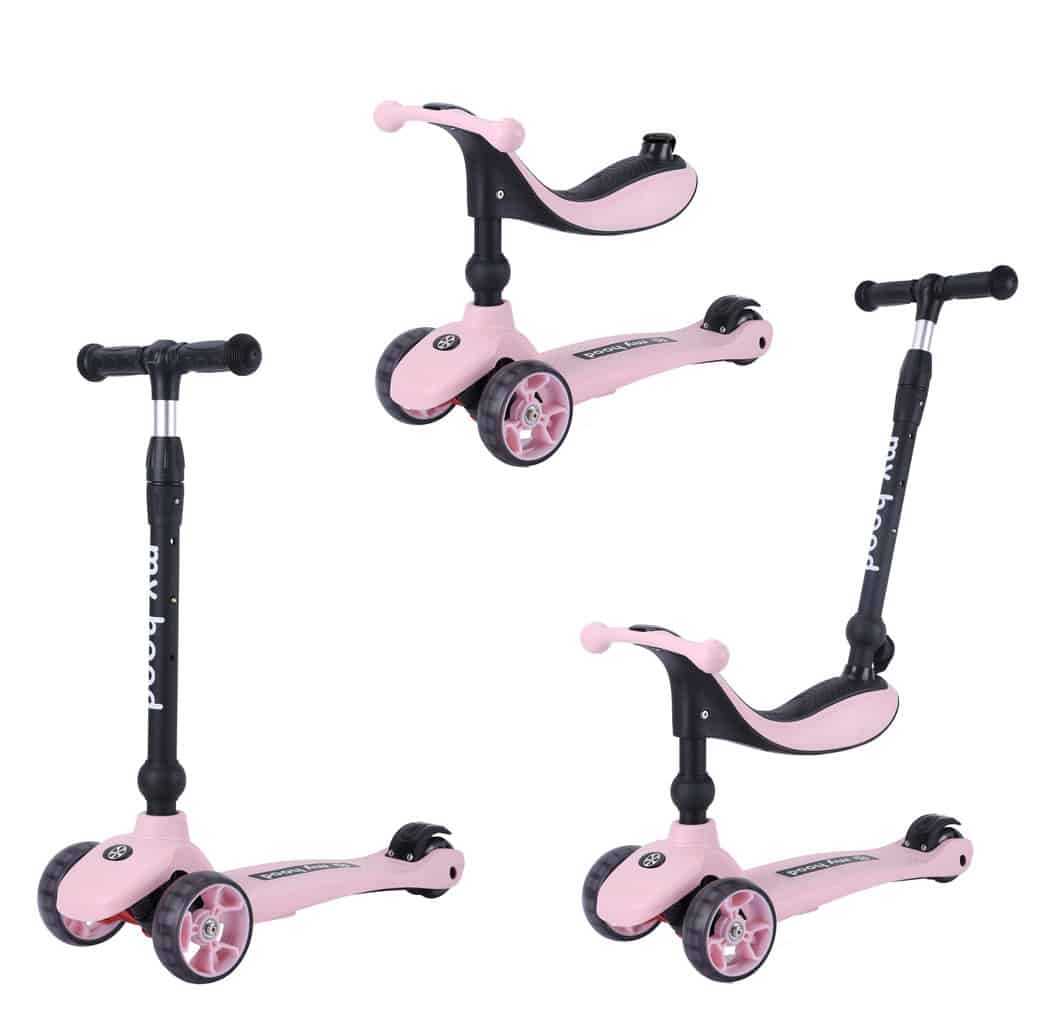My Hood Kick'n'ride 3i1 - Rosa