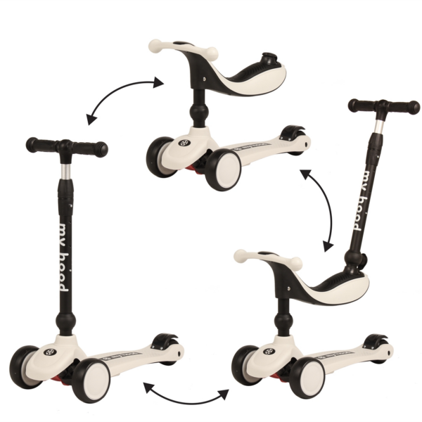 My Hood | Løbehjul/Løbecykel - Kick'n'Ride, Cool Gray