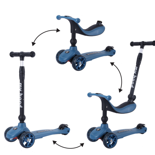 My Hood | Løbehjul/Løbecykel - Kick'n'Ride, Mørkeblå