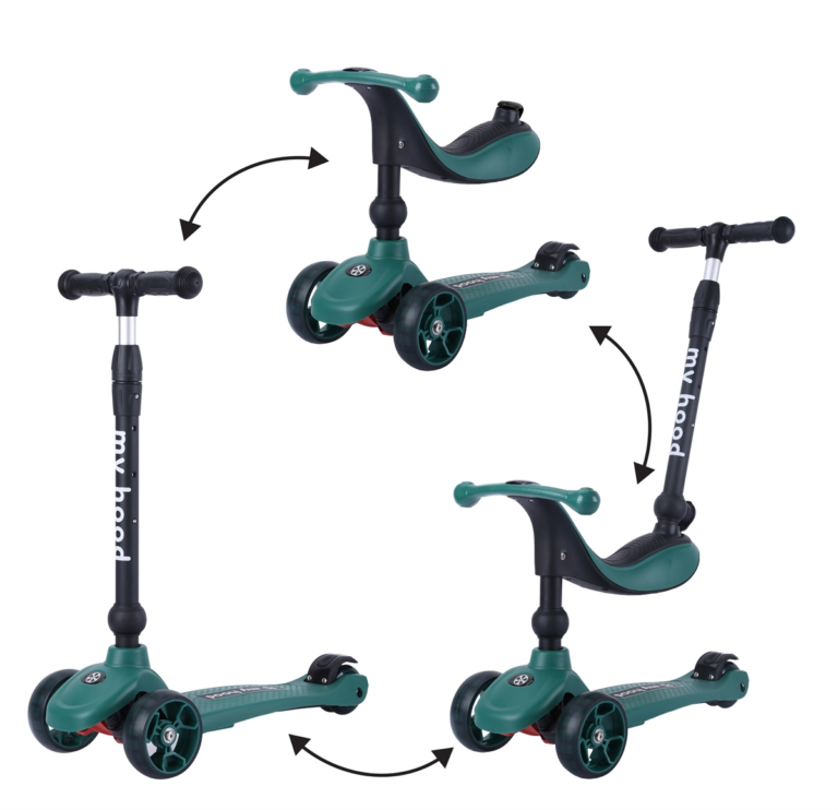 My Hood | Løbehjul/Løbecykel - Kick'n'Ride, Mørkegrøn