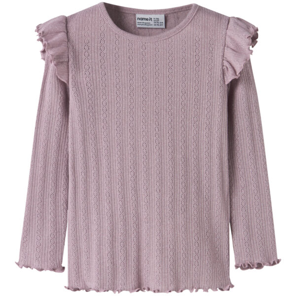 NAME IT Bluse Blitta Dawn Pink Melange