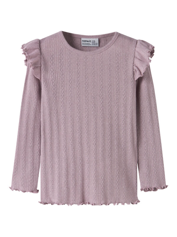 NAME IT Bluse Blitta Dawn Pink Melange