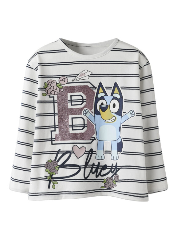 NAME IT Bluse Bluey Siska Cloud Dancer