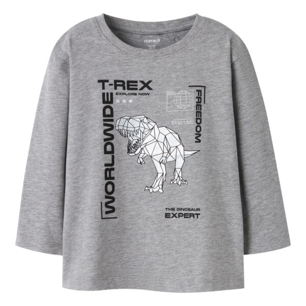NAME IT Bluse Bryso Grey Melange