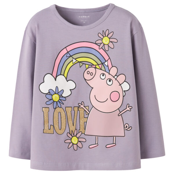 NAME IT Bluse Dada Gurli Gris Lavender Gray