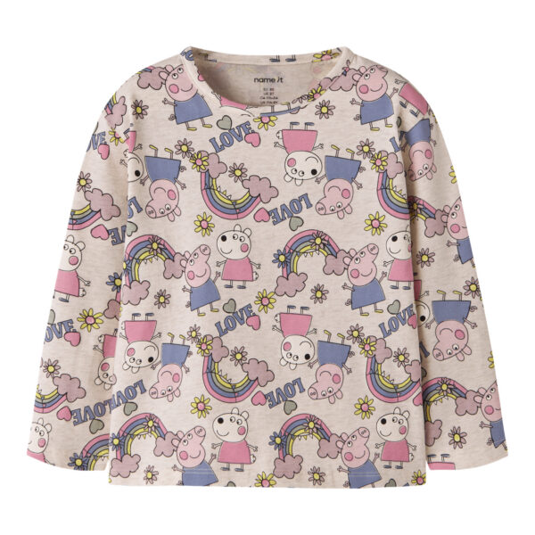 NAME IT Bluse Darsy Gurli Gris Peyote Melange