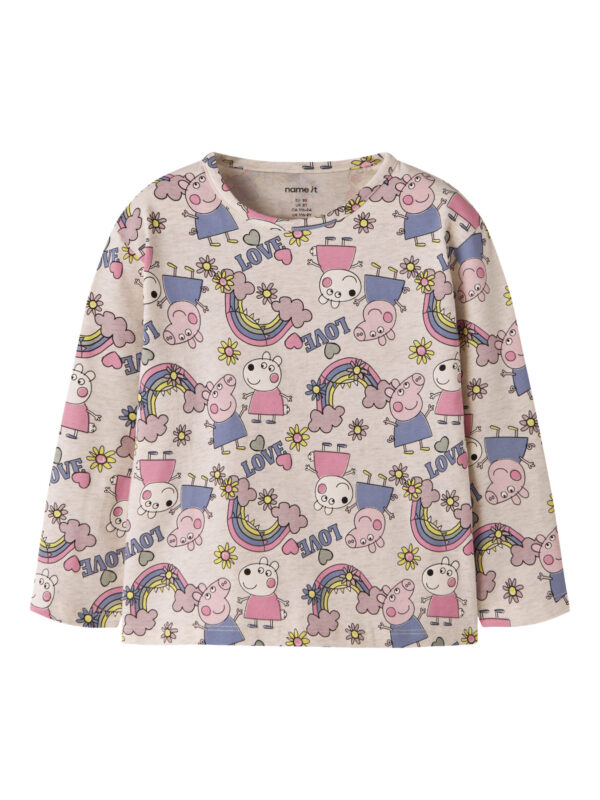 NAME IT Bluse Darsy Gurli Gris Peyote Melange