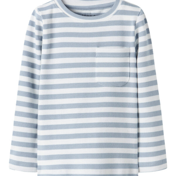 NAME IT Bluse Dekab Blue Fog Cloud Dancer