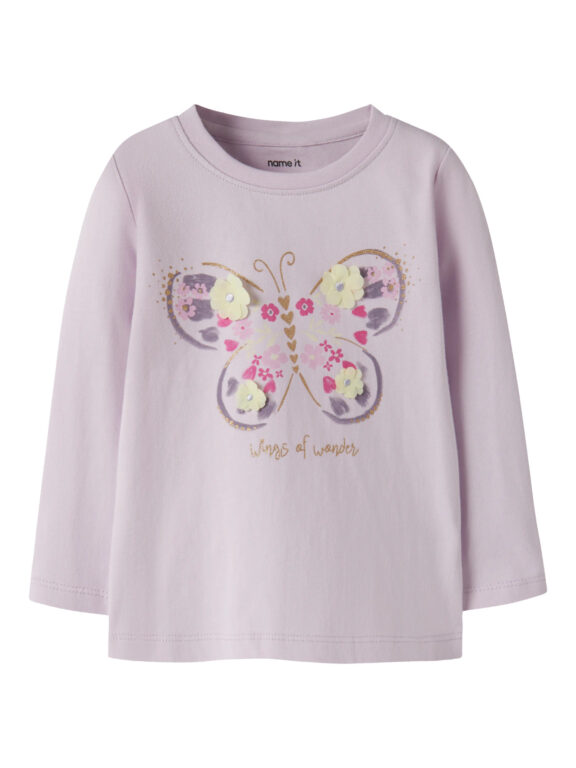 NAME IT Bluse Deppa Lavender Fog