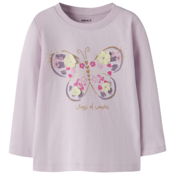 NAME IT Bluse Deppa Lavender Fog