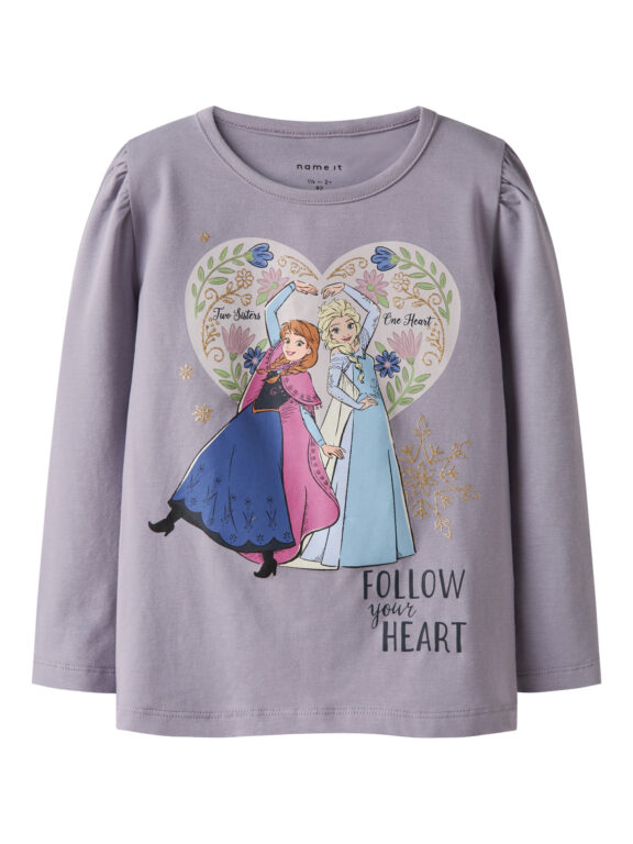 NAME IT Bluse Dora Frost Lavender Gray