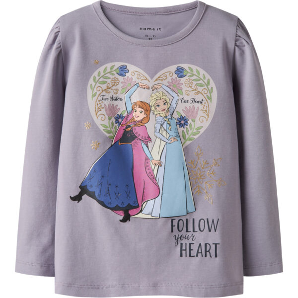 NAME IT Bluse Dora Frost Lavender Gray