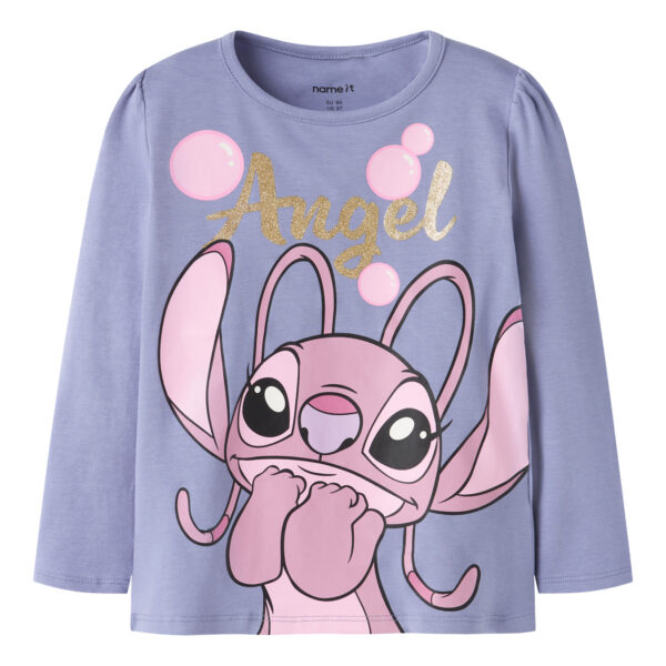 NAME IT Bluse Fufu Stitch Purple
