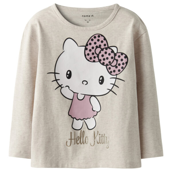 NAME IT Bluse Hello Kitty Obba Peyote Melange