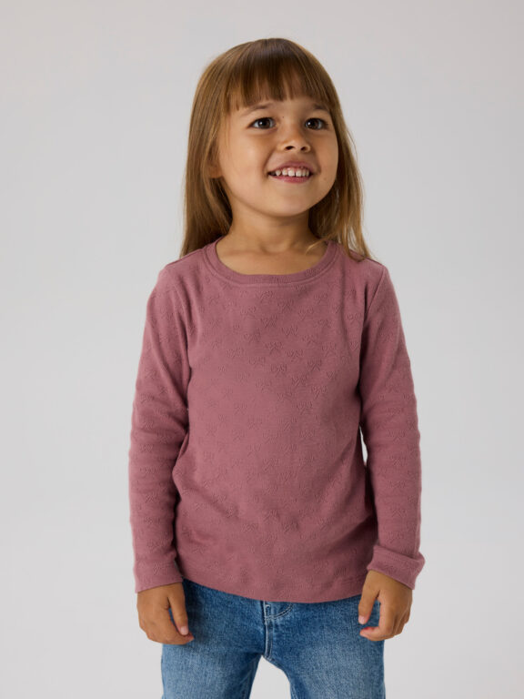 NAME IT Bluse Hulmønster Sif Wistful Mauve