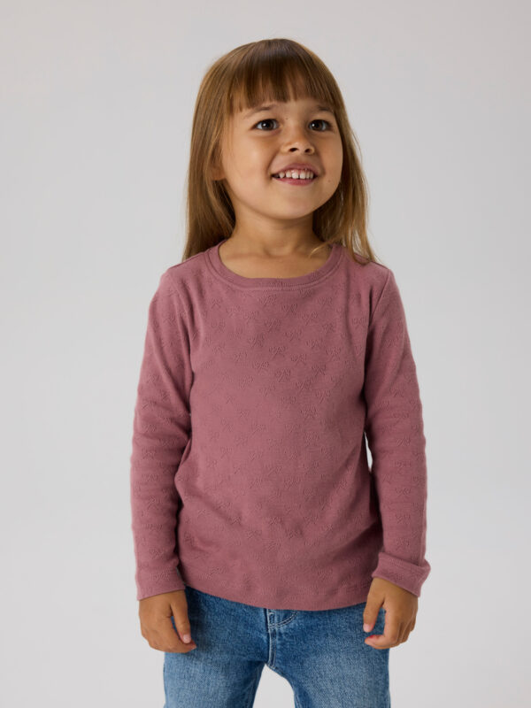 NAME IT Bluse Hulmønster Sif Wistful Mauve NAME IT Bluse Hulmønster Sif Wistful Mauve