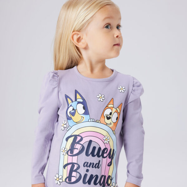 NAME IT Bluse Jessie Bluey Lavender Gray