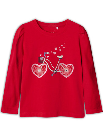 NAME IT Bluse Kalesja Tomato
