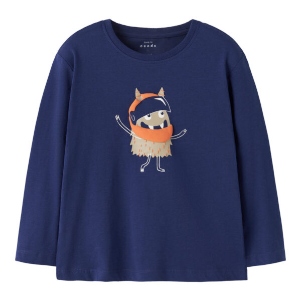 NAME IT Bluse Loose Vagno Blueprint Helm