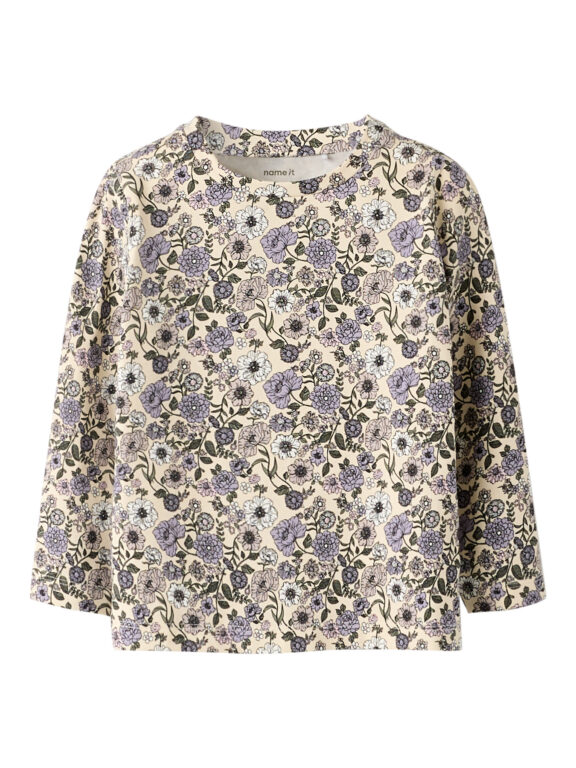 NAME IT Bluse Nikala Buttercream Big Flower