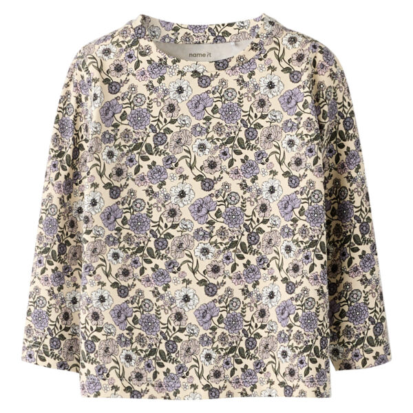 NAME IT Bluse Nikala Buttercream Big Flower