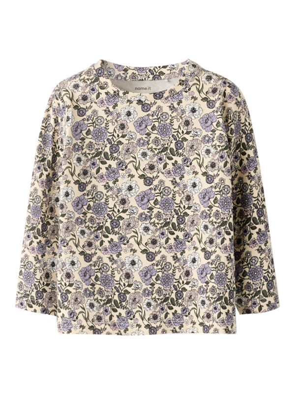 NAME IT Bluse Nikala Buttercream Big Flower