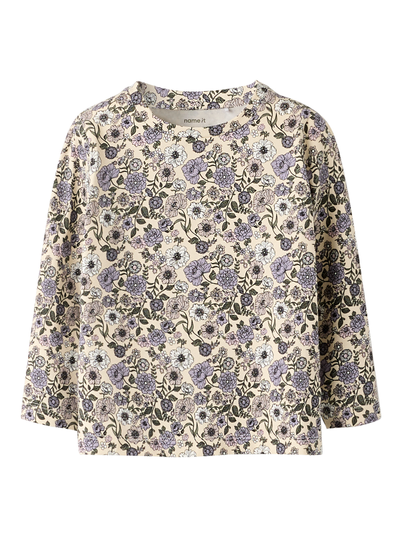 NAME IT Bluse Nikala Buttercream Big Flower